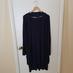 DKNY Jeans Navy Duster Cardigan
